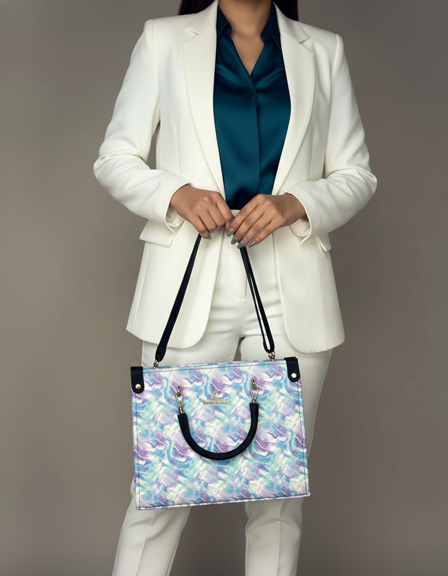 Azure Watercolor Tote