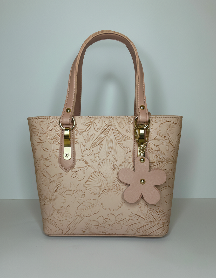 The Noir V-Quilt Tote